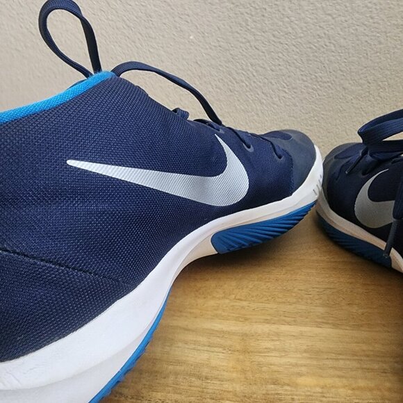 Nike Mens Zoom Hyperquickness TB Basketball Shoes 749883-404 Royal Blue Size 15 - Picture 9 of 13